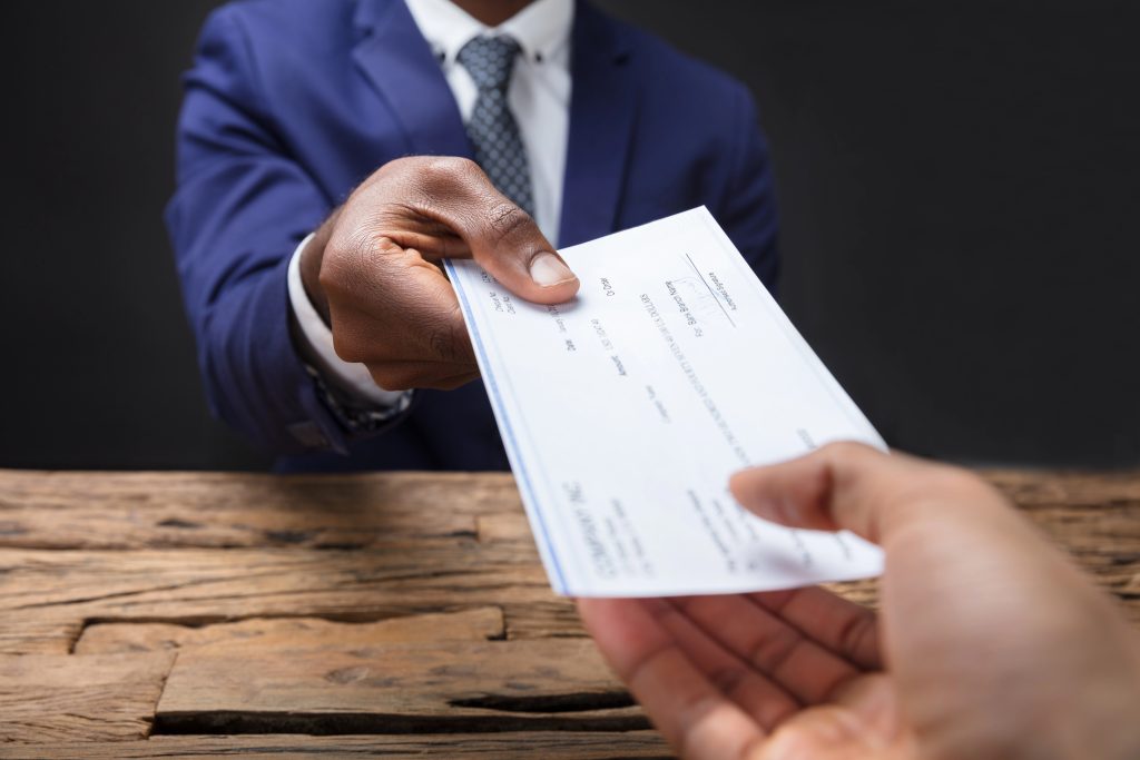 Payment personal injury
